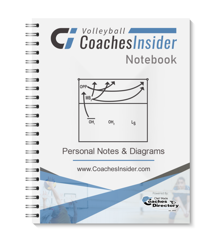 Volleyball Coaches Notebook